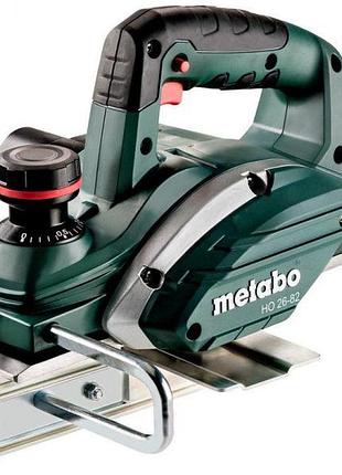 Електричний ручний рубанок (фуганок) metabo ho 26-82 : 620 вт, ширина 82мм, глибина 2,6 мм, електрорубанок