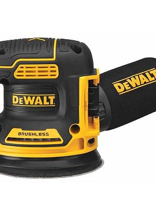 Професійна шліфмашина ексцентрикова акумуляторна безщіткова dewalt dcw210n : без акб, платформа 125мм