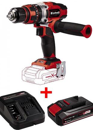 Набор ударный шуруповерт einhell te-cd 18/48 li-i-solo : (акум 2.5 ампера и зарядка)