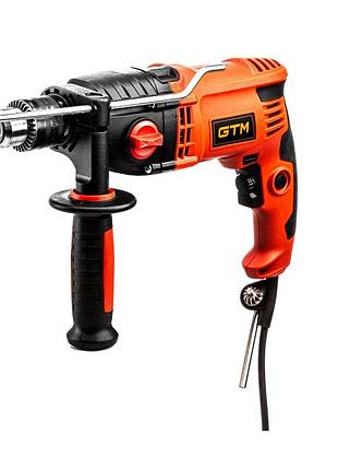 Потужна електрична ударна дриль (електродриль) gtm di-16/1050er(m) (f91423) : 1050 вт, 3000 об/хв, вага 3.2 кг