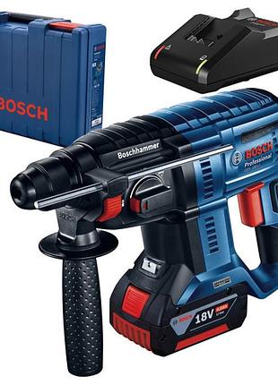 Профессиональный аккумуляторный перфоратор bosch gbh 180 li : 2 дж,sds plus,18в,5100уд./мин.