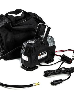 Потужний автомобільний компресор безмасляний gtm rla-0201 : 12в, 35 л/хв, 6.9 бар (27197)