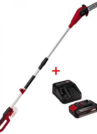 Потужний висоторіз акумуляторний (ланцюговий штанговий гілкоріз) einhell gc-lc 18/20 li t-solo + 2.5ah акум і зарядка (3410581)