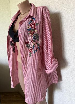 Сорочка рубашка з вишивкою розмiру л