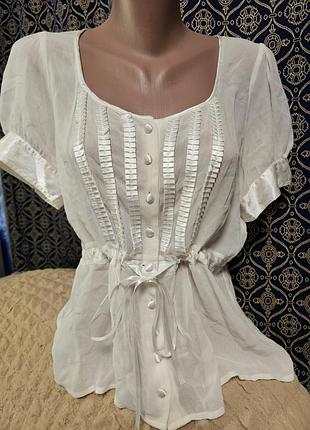 Блуза цвета шампань к стилю барокко 100% вискоза