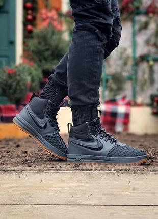 Мужские кроссовки найк nike lunar force 1 duckboot black