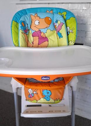 Стульчик для кормления chicco polly