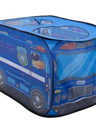 Детская игровая палатка "полицейская машина" 110×70×66 см палатка для мальчика синяя hp-s-5ndbl
