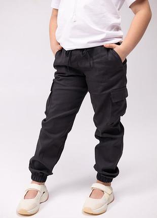 Штанишки штаны тёмно-серые