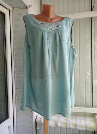 Тоненька віскозна 👚 блуза туніка з вишивкою великого розміру батал