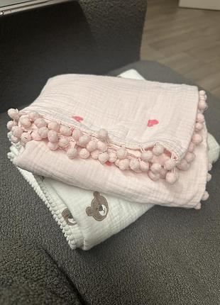 Муслінові пледики для немовляти