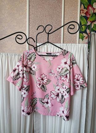 Красива рожева блуза в квіти autograph.