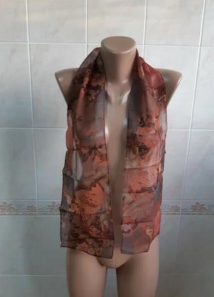 Самый легкий полупрозрачный шарф