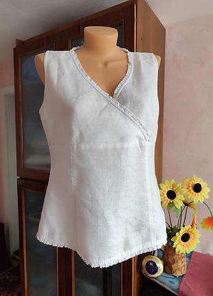 Льняная женская блуза