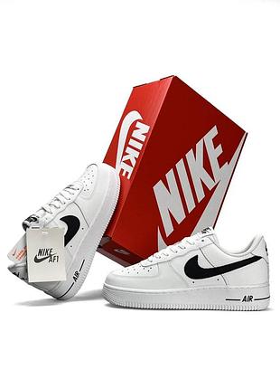Жіночі кросівки nike air force 1 low white black