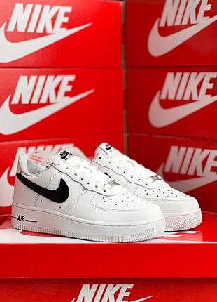 Женские кроссовки nike air force 1 low white black