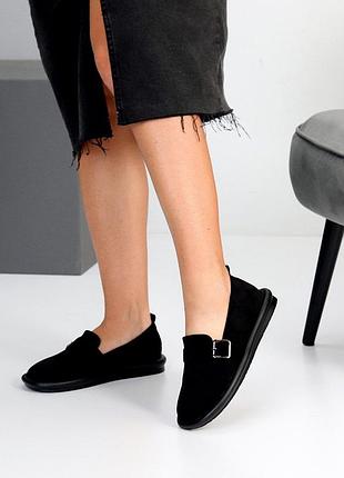 24870 мокасини єко-замша, туфлі, лофери