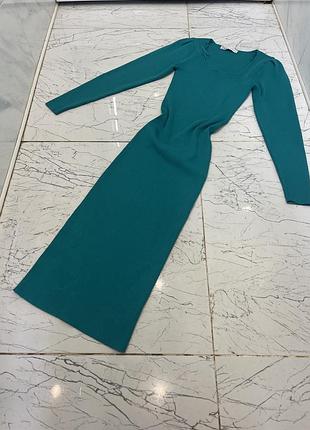 Мега крута довга сукня у рубчик zara s-m