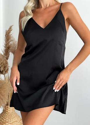 Нічна сорочка чорна