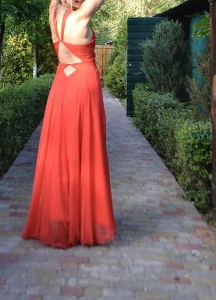 Платье asos красное s-m
