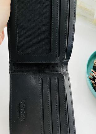 Braska кошелек кожаный мужской унисекс