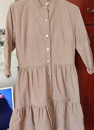 Платье микровельвет