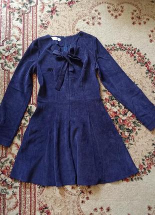 Платье микровельвет