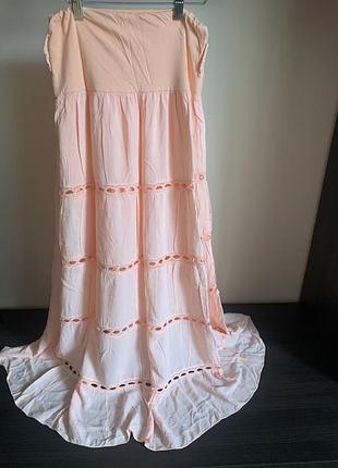 Літня котонова спідниця максі