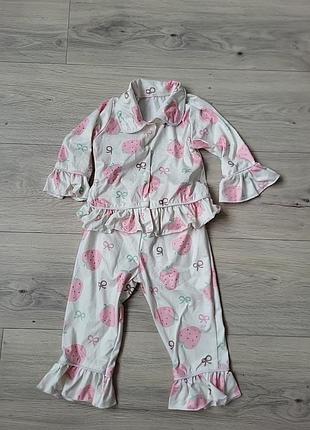 Ніжна піжамака для дівчинки  вік 1,2-2 роки