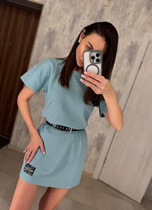 Классное, удобное мини платье - туника, удлиненная футболка, платье, платье