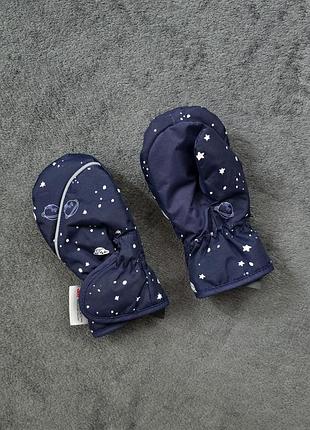 Рукавиці теплі, краги, зимові рукавиці, h&m,  6-12 мес.