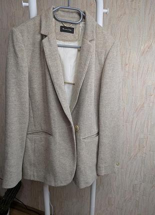 Пиджак шерстяной massimo dutti l m размер original