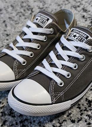 Унисекс оливковые кеды chuck taylor all star