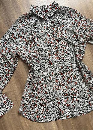 Блуза tommy hilfiger  леопард