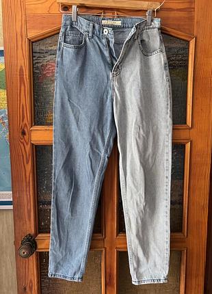 Джинси жіночі двокольорові