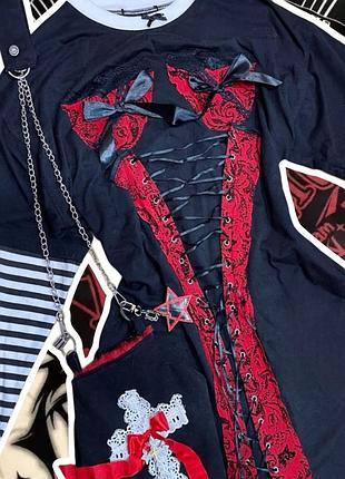 Альт платье с корсетиком