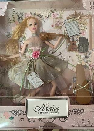 Іграшка лялька тк - 12429 (36/2) "tk group", "стильна красуня", аксесуари, в коробці