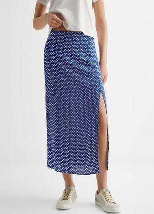 Вискозная юбка меди