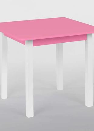 Столик 60*60 цвет розовый высота 52 см "игруша"
