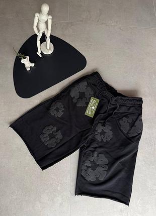 Шорти denim tears black