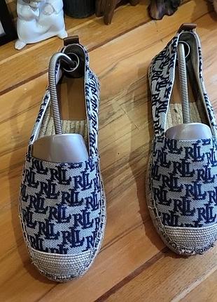 Оригинальные макасины еспадрилье ralph lauren