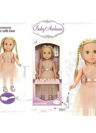 Лялька a 666 c (24/2) "модниця", аксесуари, 45 см, в коробці