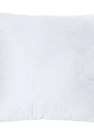 Подушка "білосніжка" 3010074 мікрофібра, силіконізоване волокно, блискавка, 70*70см, біла (1) "homef