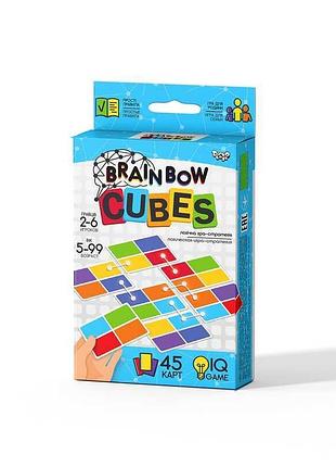 Розважальна настільна гра "brainbow cubes" g-brc-01-01 (32) "danko toys"