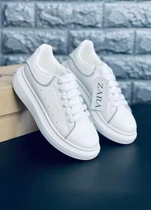 Женские кроссовки zara белые кожаные кроссовки зара женские кроссовки зара