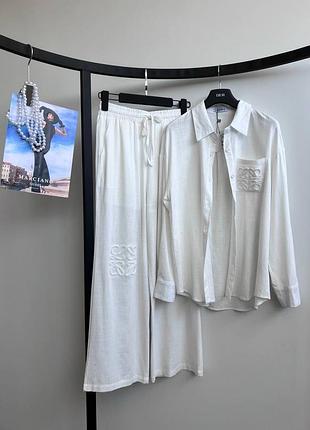 Костюм літній костюм сорочка  з штанами lоеwе