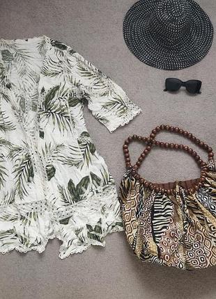 Накидка пляжная батал