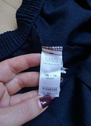 Темно-сині брюки штани mark&amp;spencer 4