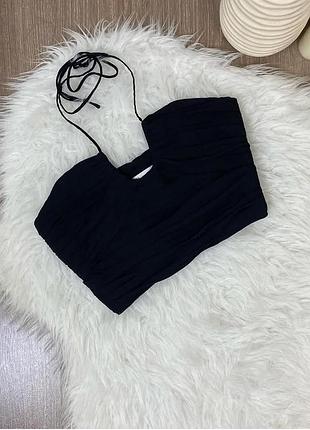 Чорний топ зара розмір с