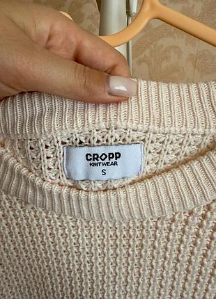Светр cropp knitwear бежевий 3